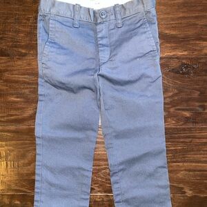 Kids BUNDLE pants- Blue Chino Pants & red twill tapered leg pants